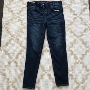 ankle cut american eagle jeans
